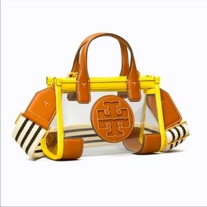 Tory Burch Ella Clear Micro Tote Bag